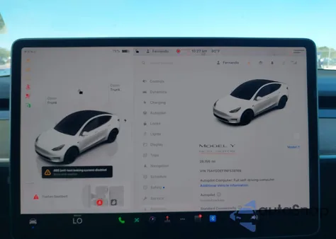 2022 Tesla Model Y Performance Dual Motor All-Wheel Drive из США, поврежденный, VIN 7SAYGDEF1NF538169